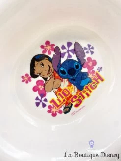 Devant -Disney assiette creuse lilo et stitch disney melamine shiny bright limited rose violet 1