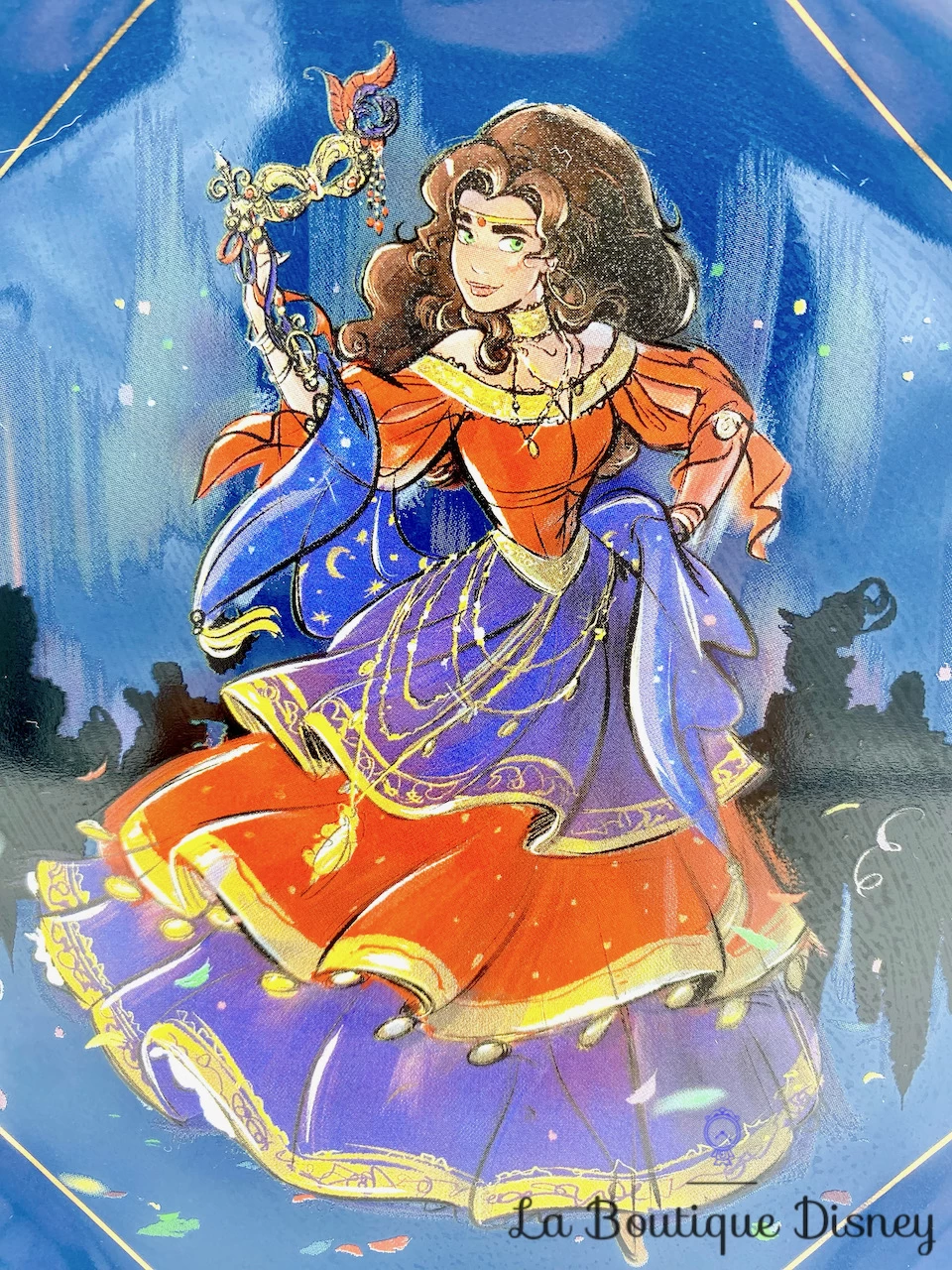 Assiette Esmeralda Midnight Masquerade Series Disney Store Designer Collection Édition Limitée Le Bossu De Notre Dame 4 Assiette Esmeralda Midnight Masquerade Series Disney Store Designer Collection Édition Limitée Le Bossu De Notre Dame – Image 2
