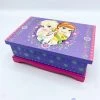 Boite à Bijoux Anna Elsa La Reine Des Neiges Disney Coffre Bois Violet -Disney boite bijoux anna elsa la reine des neiges disney bois violet rose miroir 2
