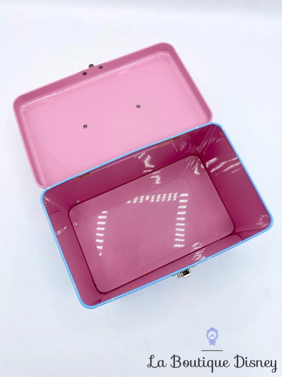 Boite Métal Cendrillon Disney Store Coffre Cinderella Dreams Do Come True Rose Bleu 8 Boite Métal Cendrillon Disney Store Coffre Cinderella Dreams Do Come True Rose Bleu – Image 6