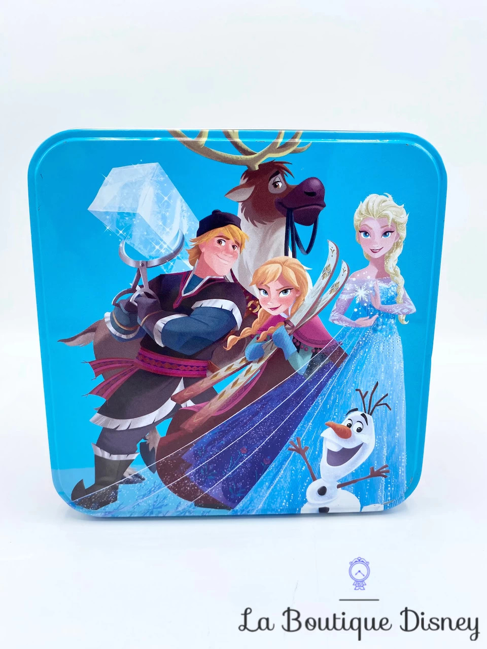 Boite Métal La Reine Des Neiges Disney Frozen ZD Trading Carré Bleu Rose 4 Boite Métal La Reine Des Neiges Disney Frozen ZD Trading Carré Bleu Rose – Image 2