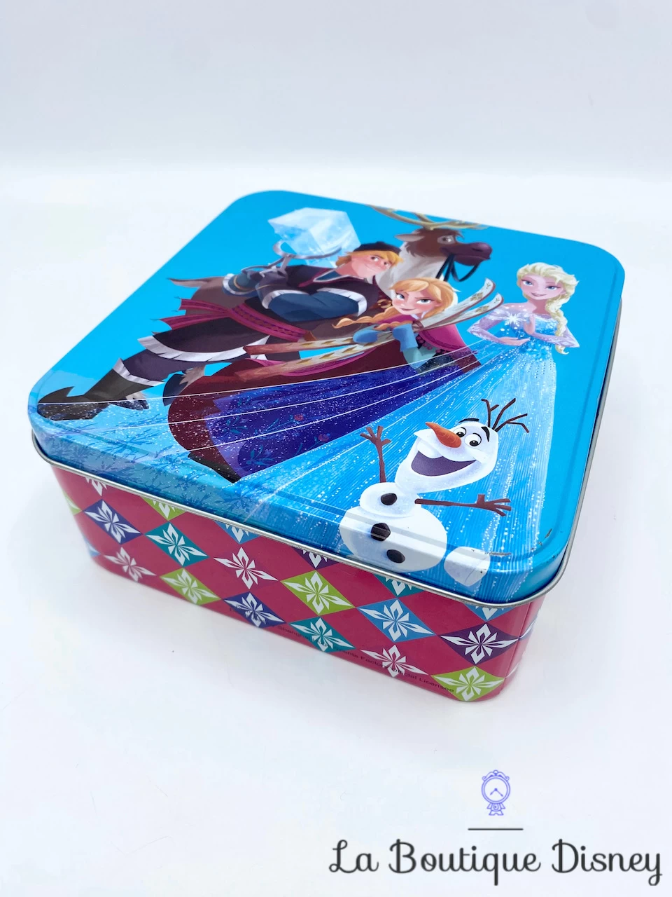 Boite Métal La Reine Des Neiges Disney Frozen ZD Trading Carré Bleu Rose 3 Boite Métal La Reine Des Neiges Disney Frozen ZD Trading Carré Bleu Rose