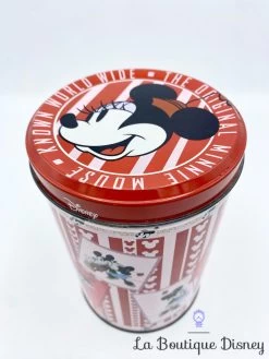 Boite Métal Minnie Mouse The Original Known World Wide Disney Jacobsens Biscuits Gâteaux Rouge -Disney boite metal mickey minnie rouge rose disney the original known world wide 2