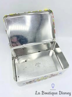 Boite Métal Mickey Party Disney Massilly Minnie Pluto Dingo Gâteau Vintage -Disney boite metal mickey party disney fete musique instruments orchestre couleurs vintage 5