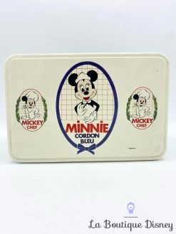 Boite Métal Minnie Cordon Bleu Disney Massilly Vintage Chef Cuisinier -Disney boite metal minnie cordon bleu disney massilly vintage cuisinier 2