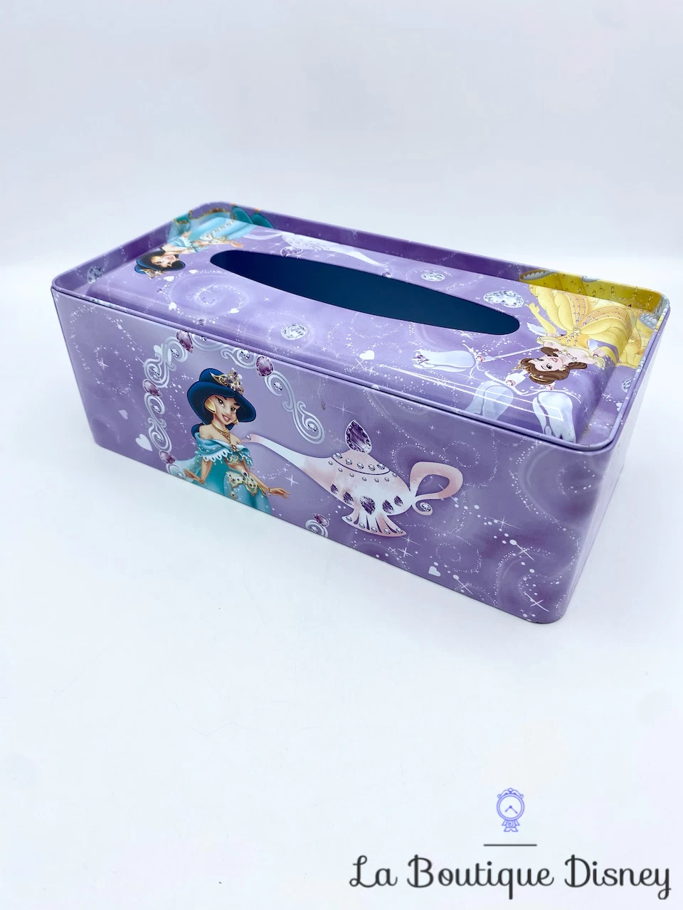 Boite Métal Mouchoirs Princesses Disney Princess Jasmine Belle Blanche Neige Violet 5 Boite Métal Mouchoirs Princesses Disney Princess Jasmine Belle Blanche Neige Violet – Image 3