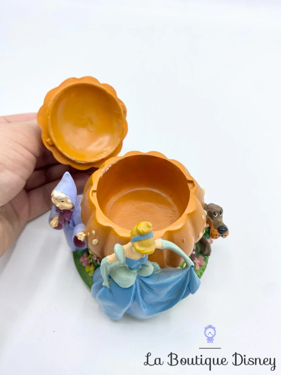 Boite Résine Cendrillon Disney Vintage Citrouille Fée Marraine Pataud 8 Boite Résine Cendrillon Disney Vintage Citrouille Fée Marraine Pataud – Image 6