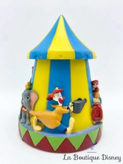 Boite Résine Dumbo Disney Vintage Chapiteau Cirque Madame Jumbo Clowns -Disney boite resine dumbo chapiteau cirque disney box vintage dent 0