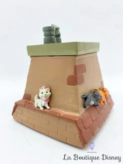 Boite Résine Les Aristochats Disney Vintage Cheminée Duchesse O'Malley Marie Toulouse Berlioz -Disney boite resine les aristochats cheminee disney box vintage dent 1
