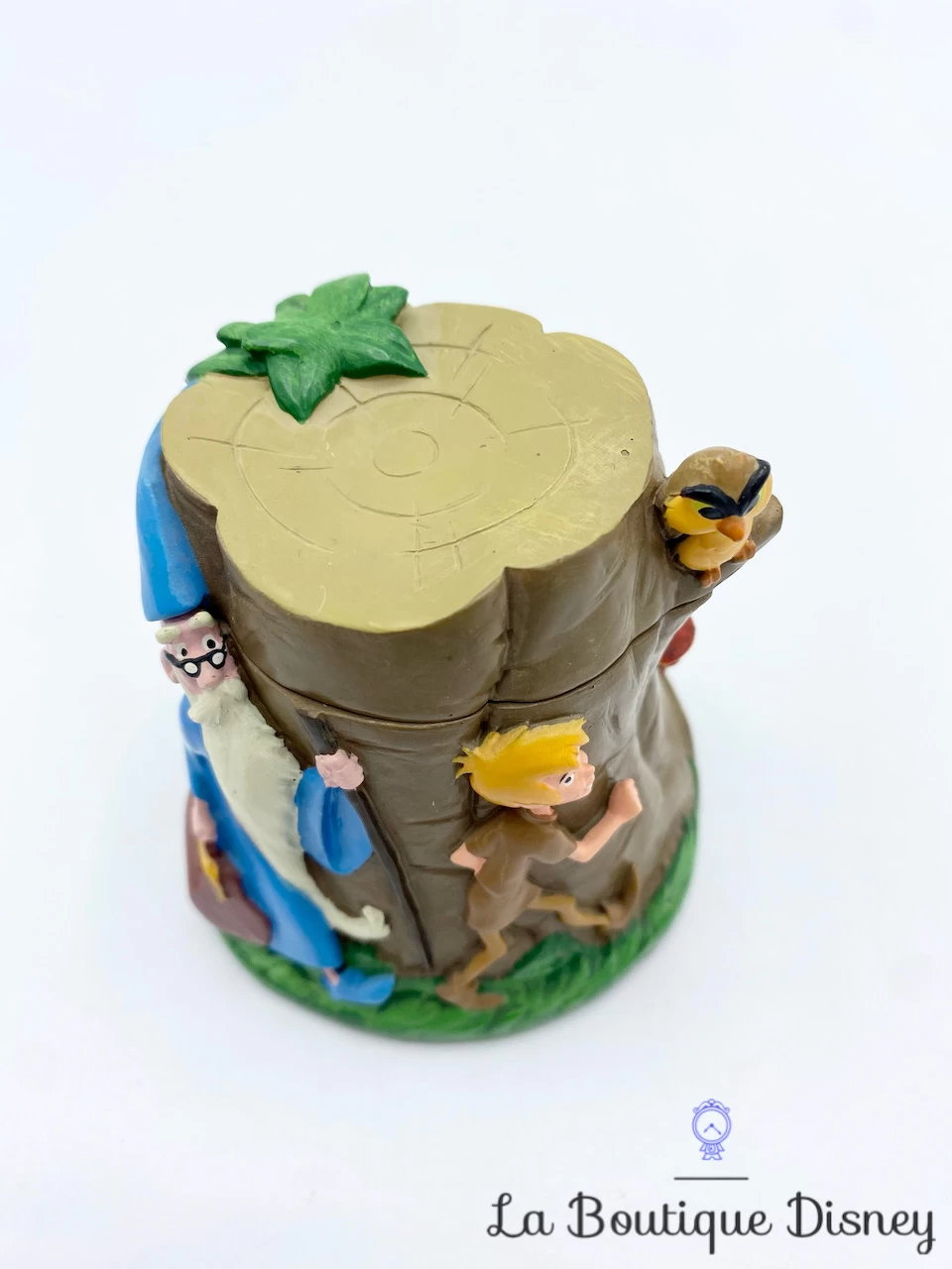 Boite Résine Merlin L'enchanteur Disney Vintage Tronc Arbre Arthur Loup Archimède 7 Boite Résine Merlin L'enchanteur Disney Vintage Tronc Arbre Arthur Loup Archimède – Image 5