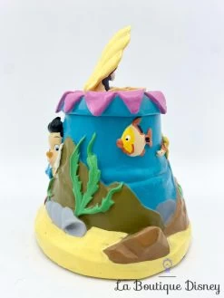 Boite Résine Pinocchio Disney Vintage Mer Océan Jiminy Cricket Poissons -Disney boite resine pinocchio ocean mer disney box vintage dent 0