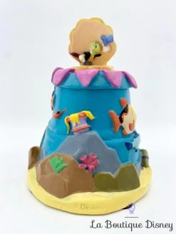 Boite Résine Pinocchio Disney Vintage Mer Océan Jiminy Cricket Poissons -Disney boite resine pinocchio ocean mer disney box vintage dent 4