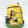 Boite Résine Pocahontas Disney Vintage Hutte John Smith Meeko -Disney boite resine pocahontas tipi disney box vintage dent 2