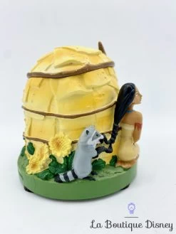 Boite Résine Pocahontas Disney Vintage Hutte John Smith Meeko -Disney boite resine pocahontas tipi disney box vintage dent 5