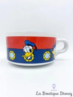 Bol Donald Duck Disney Mug Tasse Hublot Bleu Rouge Canard 9 Bol Donald Duck Disney Mug Tasse Hublot Bleu Rouge Canard -Disney bol donald duck marin hublo disney tasse mug vintage 0