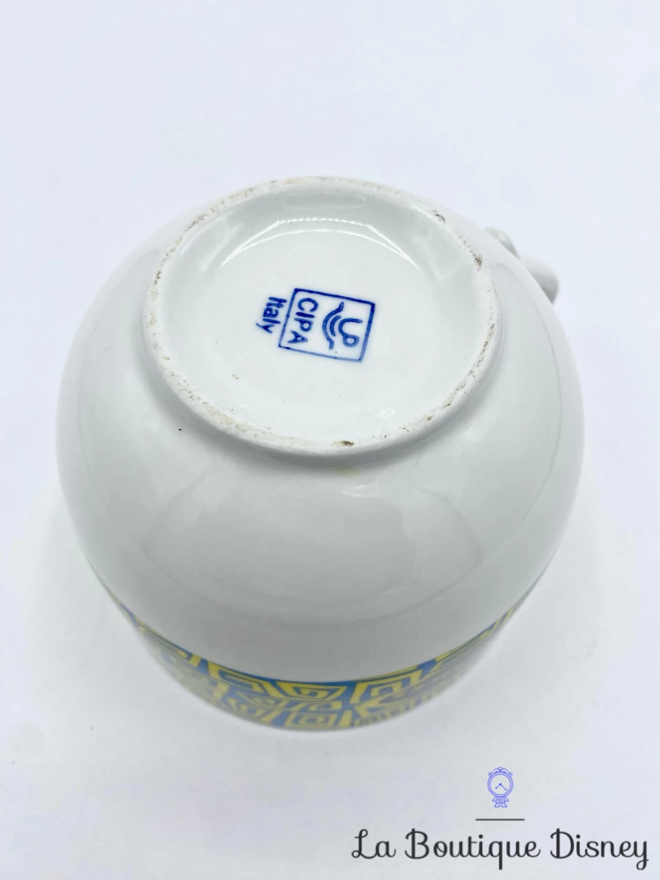 Bol Philoctète Hercules Disney's CIPA Italy Vintage Tasse Mug Jaune Bleu 8 Bol Philoctète Hercules Disney's CIPA Italy Vintage Tasse Mug Jaune Bleu – Image 6