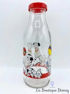 Carafe Les 101 Dalmatiens Disney Vintage Bouteille Verre -Disney bouteille les 101 dalmatiens disney rouge eau carafe 0