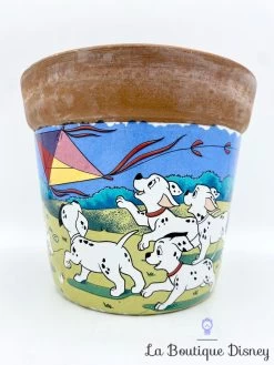 Cache Pot Les 101 Dalmatiens Walt Disney Vintage Pot Fleurs -Disney cache pot les 101 dalmatiens walt disney vintage terre cuite chiens cerf volant 3