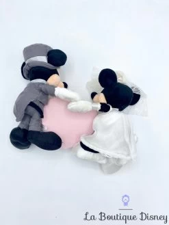 Cadre Photo Peluche Mickey Minnie Mariage Disney Store 2006 Mariés Coeur -Disney cadre photo peluche mickey minnie mariage disney store 2006 marie 3