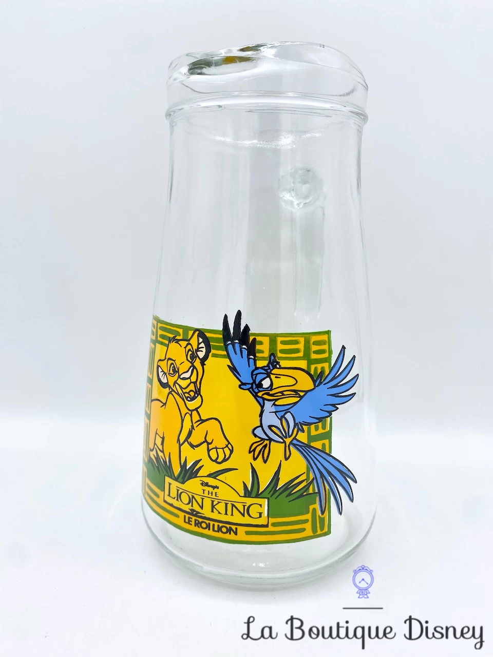 Carafe Simba Zazu Le Roi Lion Disney Vintage Bouteille Verre The Lion King 3 Carafe Simba Zazu Le Roi Lion Disney Vintage Bouteille Verre The Lion King