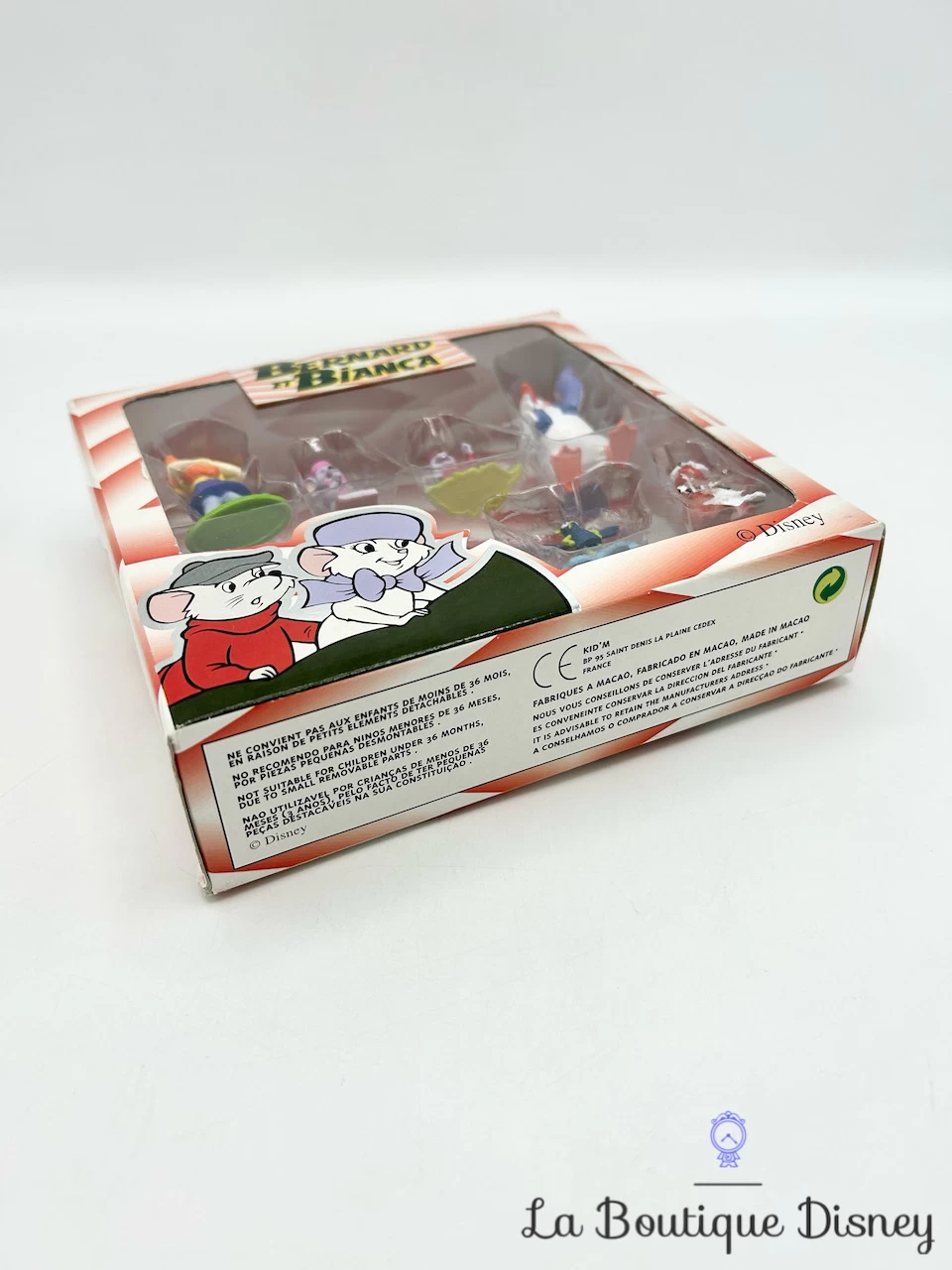 Coffret Figurines Bernard Et Bianca Disney Classic 1996 Kid'M Vintage 6 Coffret Figurines Bernard Et Bianca Disney Classic 1996 Kid'M Vintage – Image 4