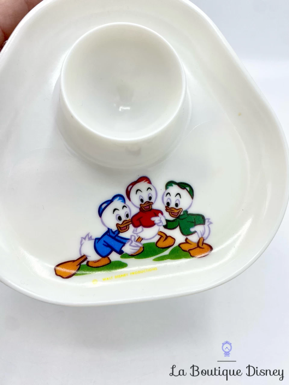 Coquetier Riri Fifi Loulou Walt Disney Productions Coraline Vintage œuf Blanc 4 Coquetier Riri Fifi Loulou Walt Disney Productions Coraline Vintage œuf Blanc – Image 2