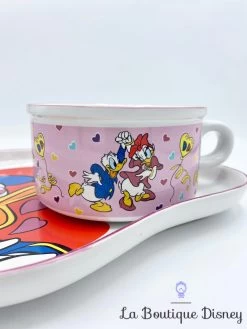 Ensemble Petit Déjeuner Assiette Bol Donald Daisy Disney That's Donald Studio Moonflower Coeur Love Amour 11 Ensemble Petit Déjeuner Assiette Bol Donald Daisy Disney That's Donald Studio Moonflower Coeur Love Amour -Disney ensemble petit dejeuner donald daisy disney moonflower bol assiette coeur love rose 6