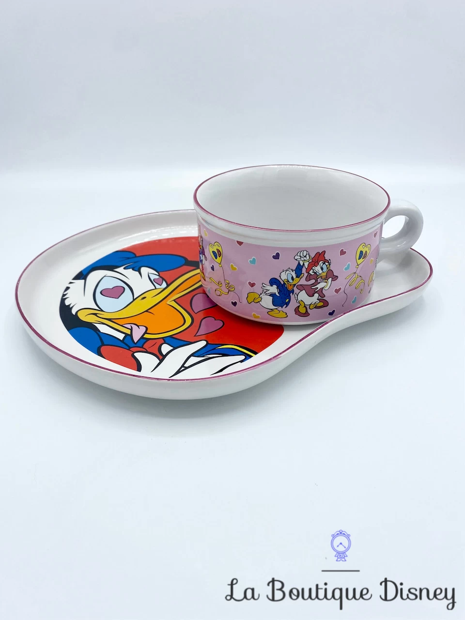 Ensemble Petit Déjeuner Assiette Bol Donald Daisy Disney That's Donald Studio Moonflower Coeur Love Amour 3 Ensemble Petit Déjeuner Assiette Bol Donald Daisy Disney That's Donald Studio Moonflower Coeur Love Amour