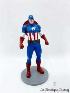 Figurine Captain America Avengers Marvel Disney Store Playset 10 Cm -Disney figurine captain america disney store playset super heros bleu etoile rouge 2