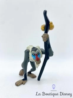 Figurine Rafiki Le Roi Lion Disney Vieux Singe Gris Bâton 5 Cm