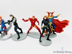 Figurines Playset Marvel Avengers Deluxe Disney Store Ensemble De Jeu -Disney figurines playset deluxe marvel avengers disney store super heros coffret 4