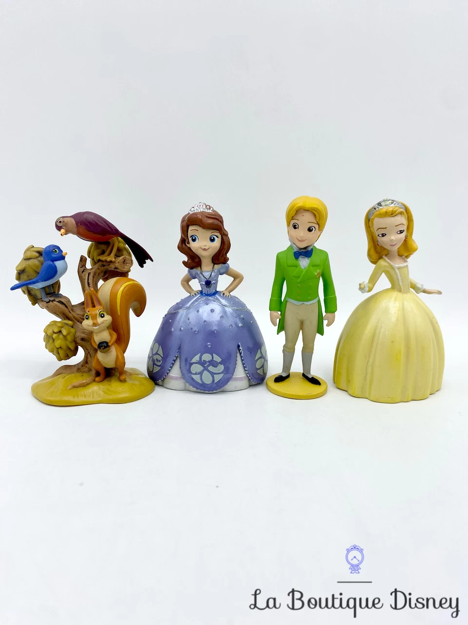 Figurines Playset Princesse Sofia Disney Princesse Amber James écureuil Oiseaux 3 Figurines Playset Princesse Sofia Disney Princesse Amber James écureuil Oiseaux