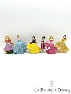 Figurines Princesses Playset Disney Store 2017 Paillettes Coffret Deluxe 8 Cm