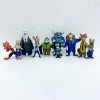 Figurines Playset Zootopie Disney Bellwether Flash Judy Lionheart Nick Lapin Chef Bogo Lapins