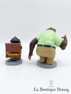 Figurines Zootopie Flash Et Mister Big Disney Store Paresseux Rongeur -Disney figurines zootopie flash mr big disney store occasion paresseux taupe 2