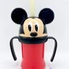 Verre Apprentissage Mickey Mouse Disney Store Gobelet Plastique Poignées -Disney gobelet apprentissage mickey mouse disney store plastique rouge noir paille 2