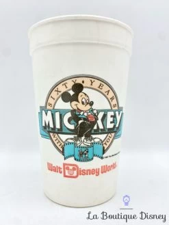 Gobelet Coca Cola Mickey Sixty Years With You Walt Disney World USA Cup Verre Plastique