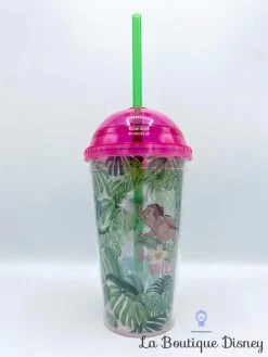Gobelet Paille Junior Éléphant Le Livre De La Jungle Disney Verre Plastique Be Wild Vert Rose -Disney gobelet paille junior elephant be wild le livre de la jungle disney verre plastique vert rose 5
