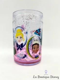 Tasse Plastique Princesses Disney Store 2018 Mug Rose Violet Eau Paillettes -Disney gobelet plastique princesses disney parks 2018 verre eau tasse pailettes 2