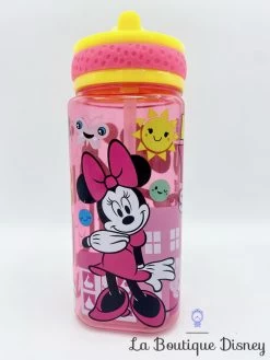 Gourde Minnie Mouse Fabulous Disney Store Bouteille Plastique Paille Rose Jaune -Disney gourde minnie mouse fabulous disney store plastique gobelet paille rose made you smile 5