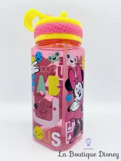 Gourde Minnie Mouse Fabulous Disney Store Bouteille Plastique Paille Rose Jaune -Disney gourde minnie mouse fabulous disney store plastique gobelet paille rose made you smile 6