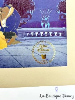 Lithographie La Belle Et La Bête Exclusive Commemorative Walt Disney Studios 1993 Affiche 8 Lithographie La Belle Et La Bête Exclusive Commemorative Walt Disney Studios 1993 Affiche -Disney litographie la belle et la bete disney store walt disney studios 1993 commemorative exclusive 3