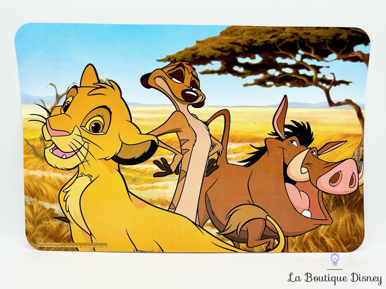 Set De Table Simba Timon Pumbaa Disney W&O Products Le Roi Lion Dessous Table Plastique 4 Set De Table Simba Timon Pumbaa Disney W&O Products Le Roi Lion Dessous Table Plastique – Image 2