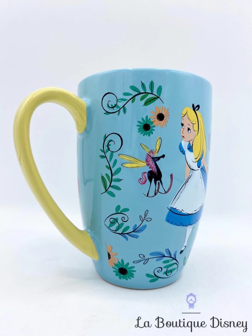 Tasse Alice Au Pays Des Merveilles Disney Store Mug Bleu Dessins Fleurs 6 Tasse Alice Au Pays Des Merveilles Disney Store Mug Bleu Dessins Fleurs – Image 4
