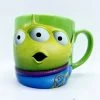 Tasse Alien Toy Story Disney Store Mug Extraterrestre Vert Oooooo Relief 3D -Disney tasse aliens ooooo disney store toy story mug vert 1