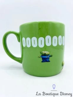 Tasse Alien Toy Story Disney Store Mug Extraterrestre Vert Oooooo Relief 3D -Disney tasse aliens ooooo disney store toy story mug vert 4