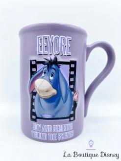 Tasse Bourriquet Eeyore Cinéma Disney Store Exclusive Mug Winnie L'ourson Violet Shy And Retiring
