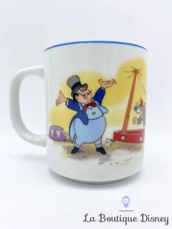 Tasse Dumbo The Walt Disney Company Japan Mug éléphant Cirque -Disney tasse dumbo walt disney company mug japan vintage blanc dessin 5