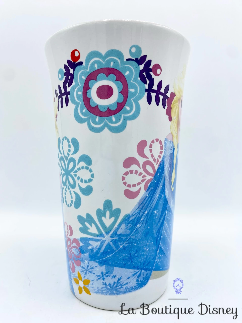 Tasse Elsa La Reine Des Neiges Disney Store 2015 Mug Blanc Fleurs Haut 4 Tasse Elsa La Reine Des Neiges Disney Store 2015 Mug Blanc Fleurs Haut – Image 2