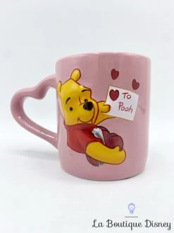 Tasse Expresso Winnie L'ourson To Pooh Disney Store Exclusive Mug Coeur Love Amour 10 Tasse Expresso Winnie L'ourson To Pooh Disney Store Exclusive Mug Coeur Love Amour -Disney tasse expresso winnie ourson to pooh disney store exclusive mug anse coeur rose 2
